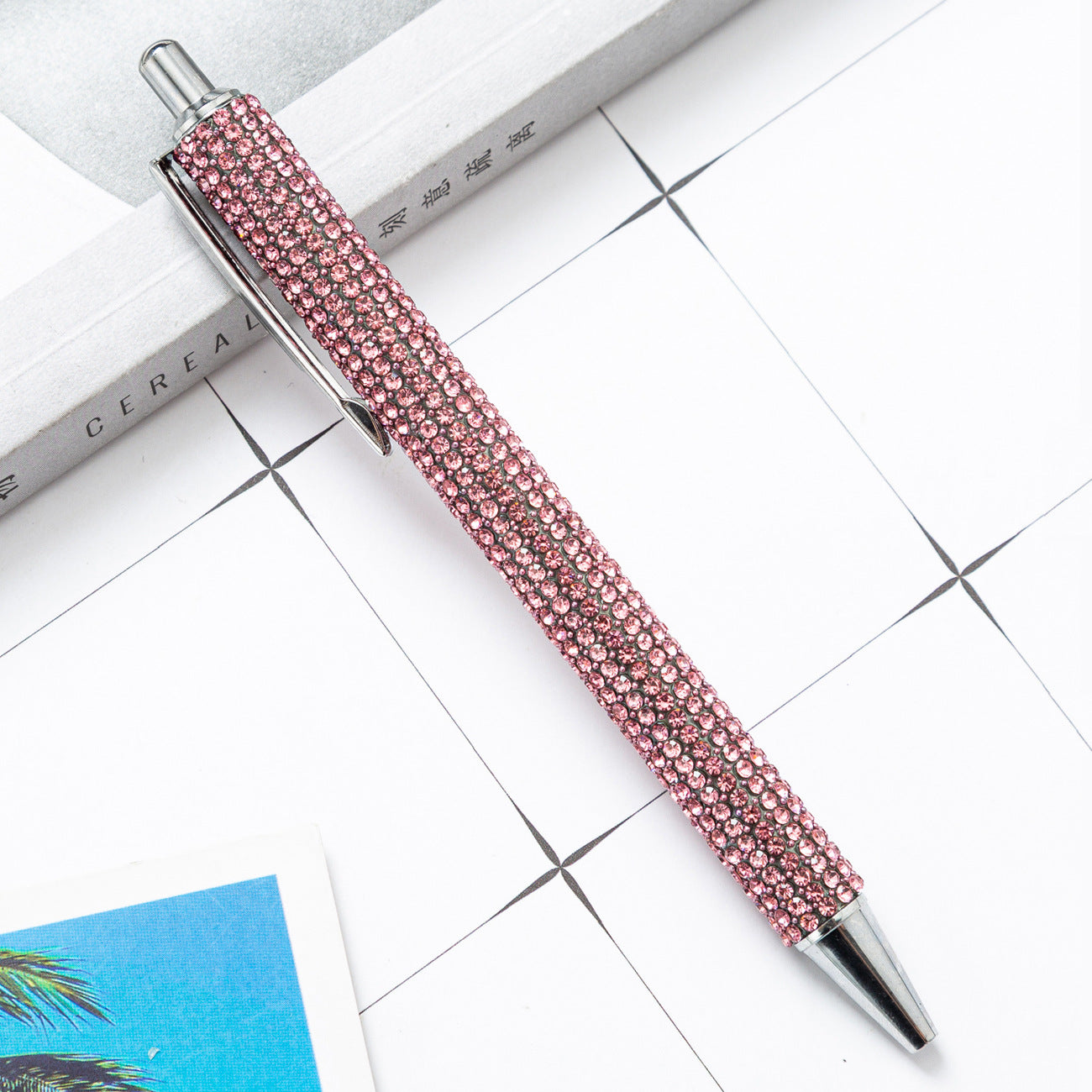 Wholesale Metal Leopard Diamond Ballpoint Pen
